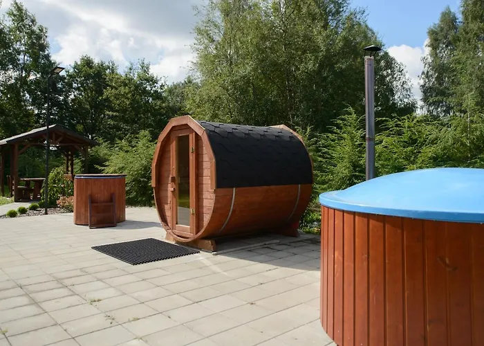 度假居 Caloroczny Sosenka 1-5 Z 2 Sypialniami, Aneksem, Lazienka I Salon 米利奇